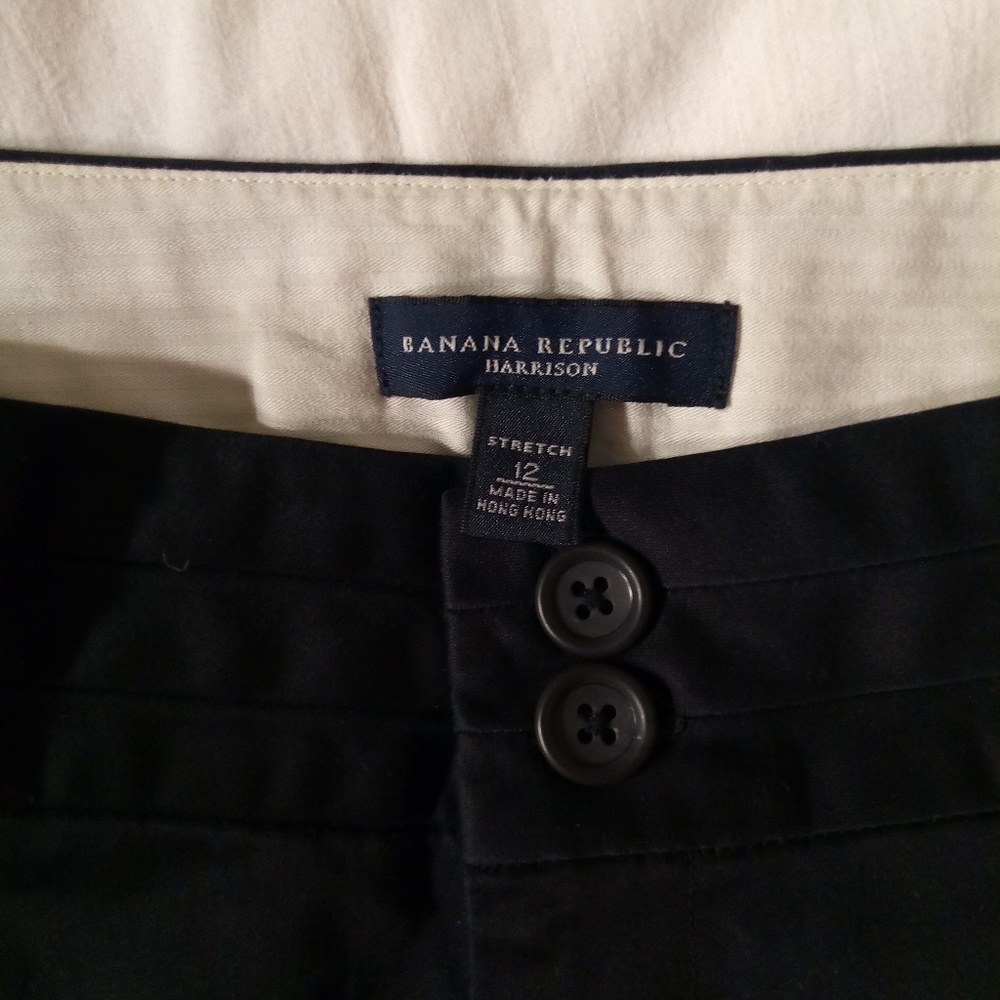 BANANA REPUBLIC Capris 12 Darkest Blue